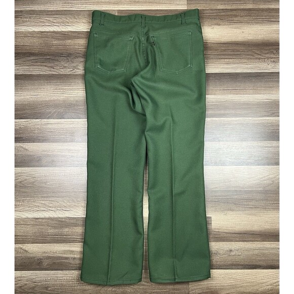 Vintage 90s Levi’s Black Gold Tab Pants Slacks Green Size 36x31 - Picture 1 of 9
